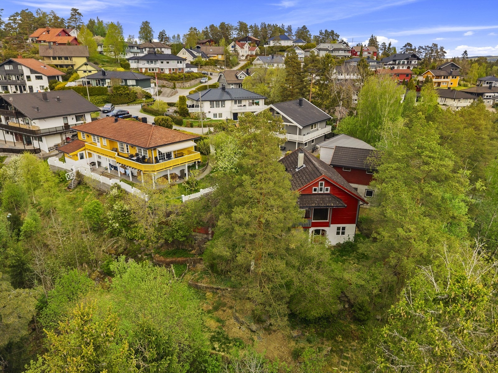 Dronefoto Galleribilde