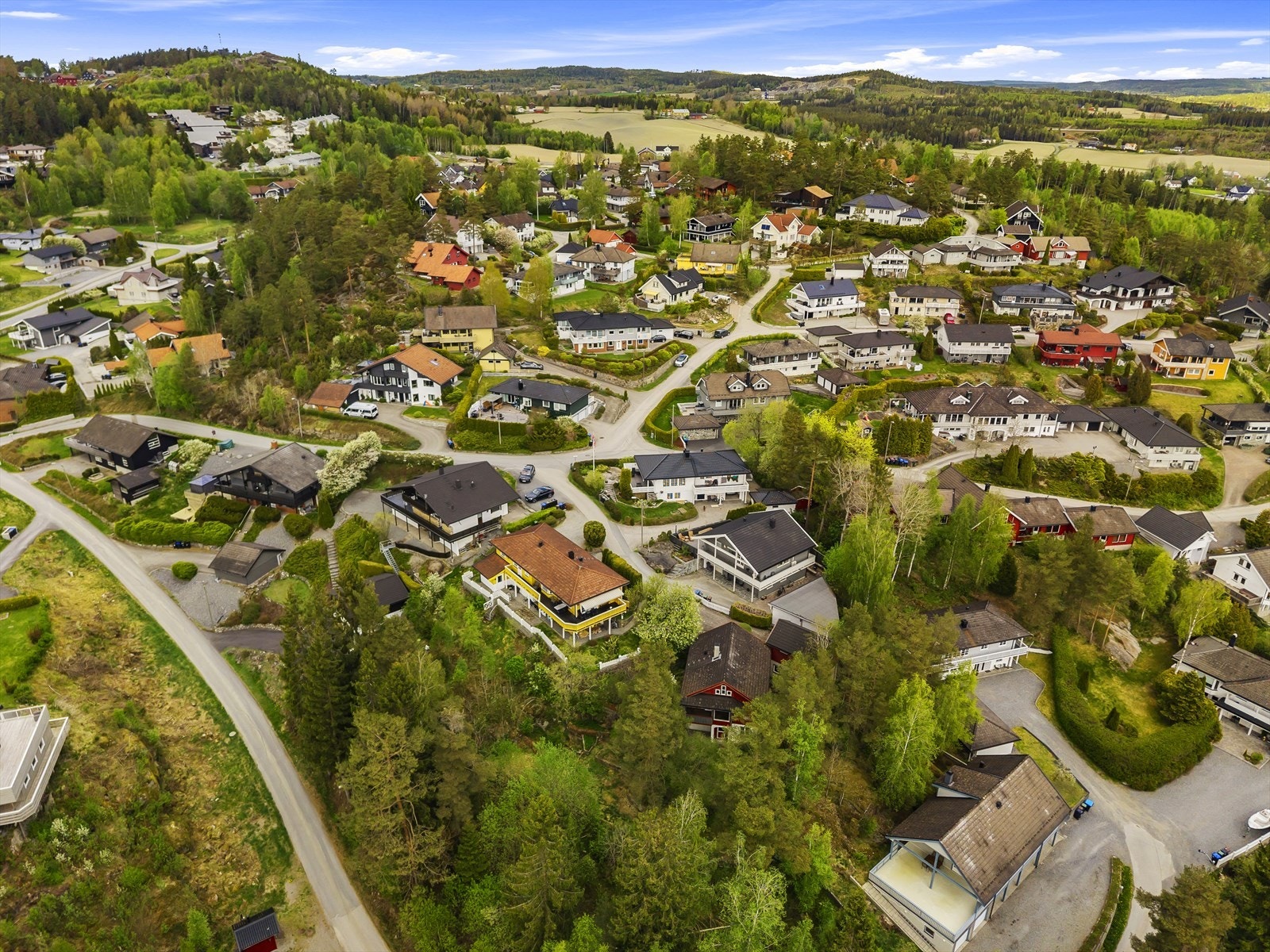 Dronefoto Galleribilde