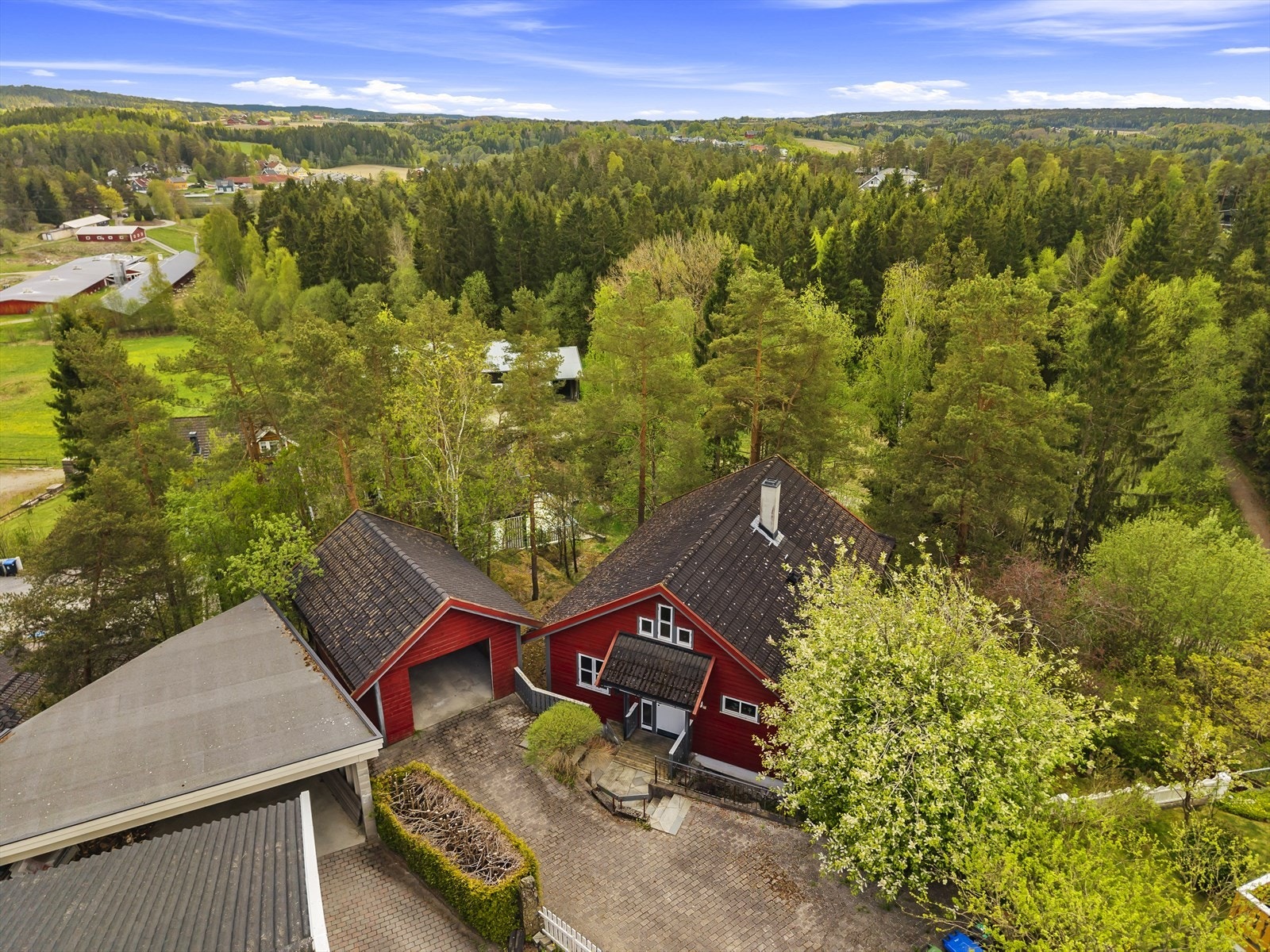 Dronefoto Galleribilde