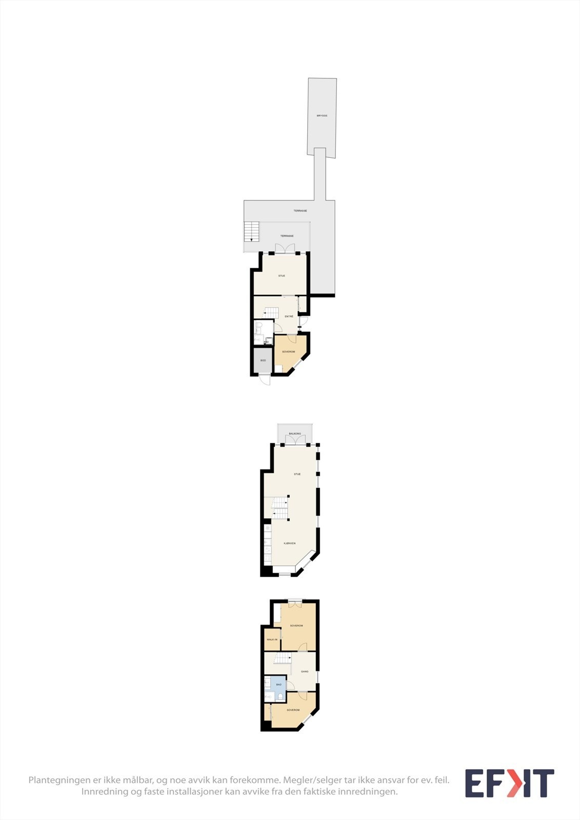 Boligen er fordelt over tre plan og har en arealeffektiv og fleksibel planløsning. Galleribilde