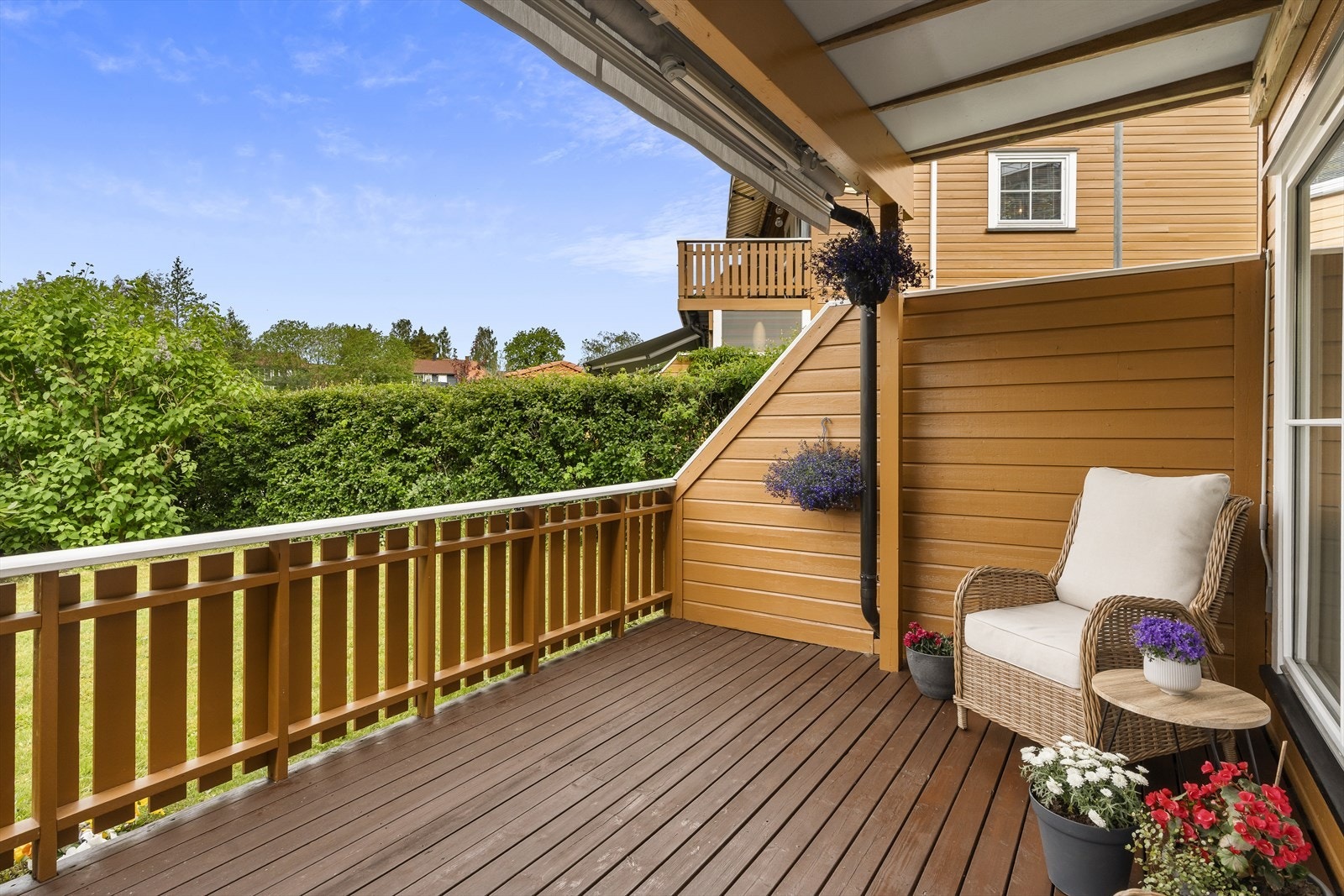 Vestvendt terrasse på hele 14 kvm Galleribilde