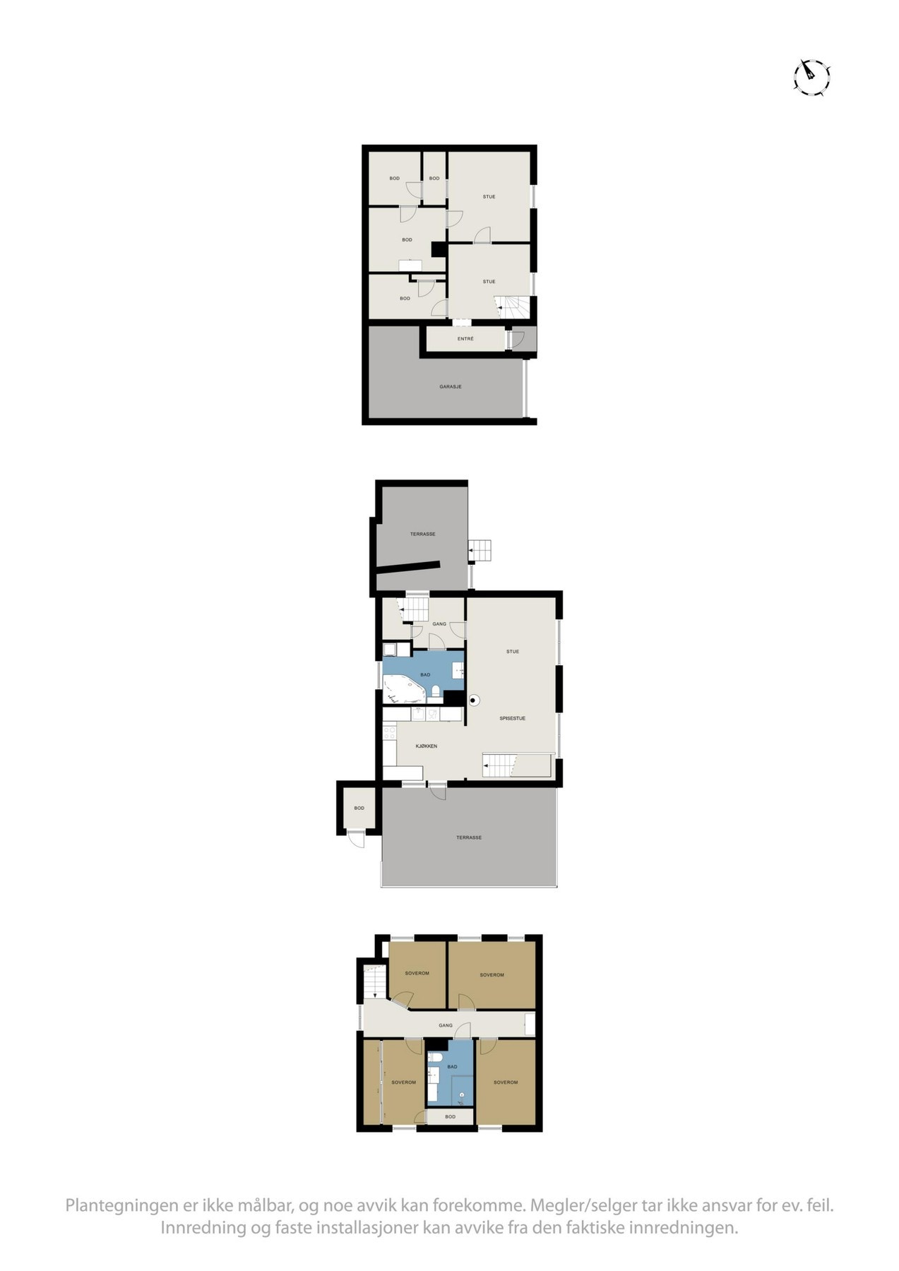 Plantegning Galleribilde
