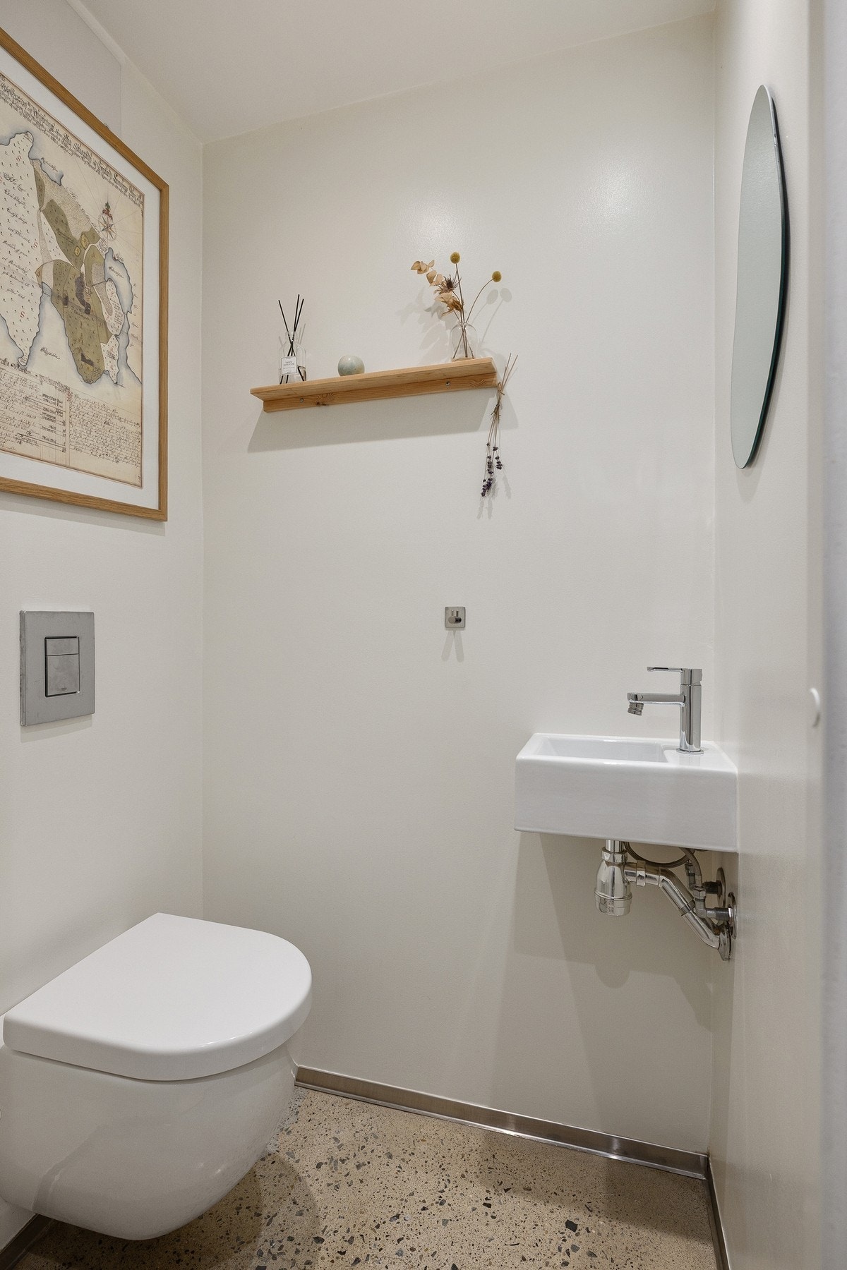 Eget og stilrent wc-rom. Galleribilde