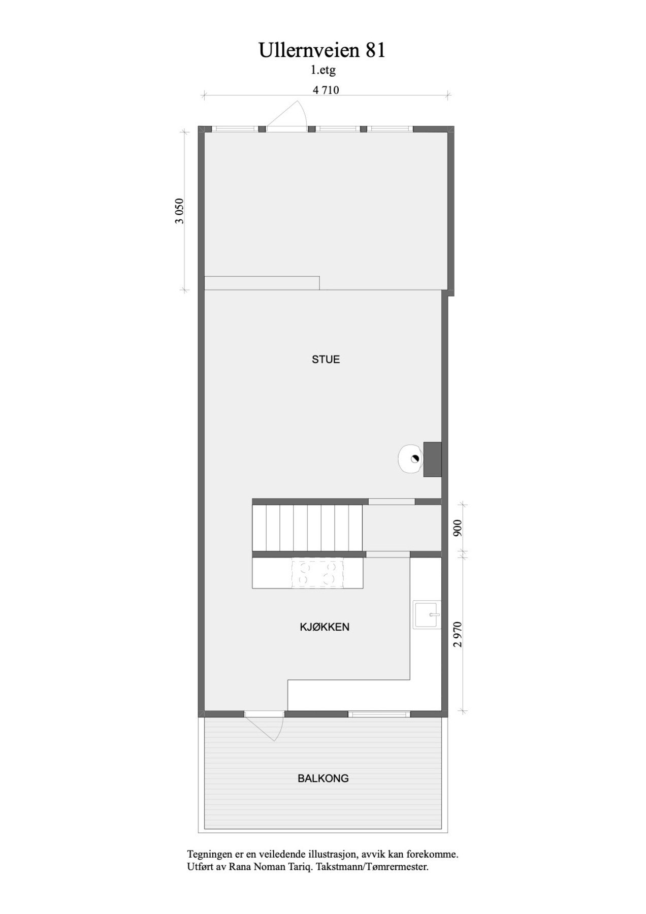 Plantegning av 1. etasje. Galleribilde