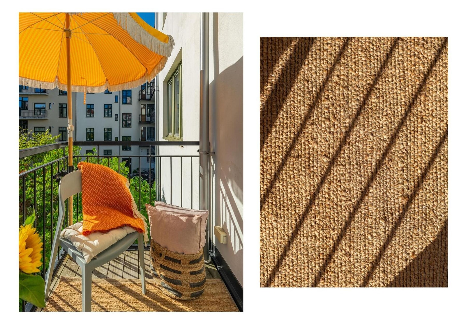 Dette er virkelig en fin forlengelse av leiligheten i sommerhalvåret. Ganske deilig, ikke sant? Galleribilde