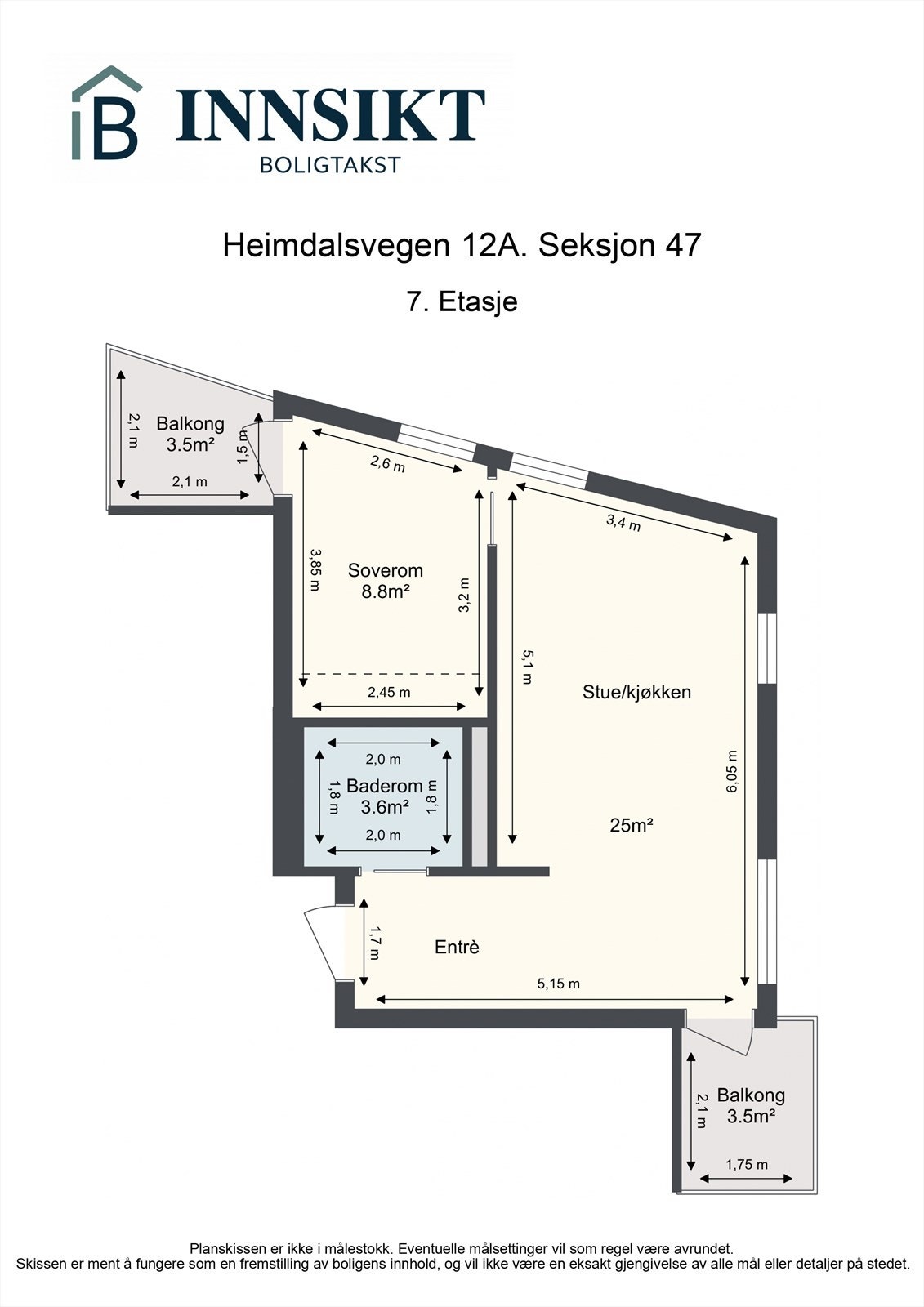 Planskisse Galleribilde