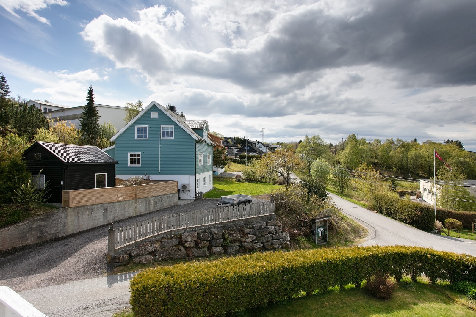 Utsikt mot vest Galleribilde