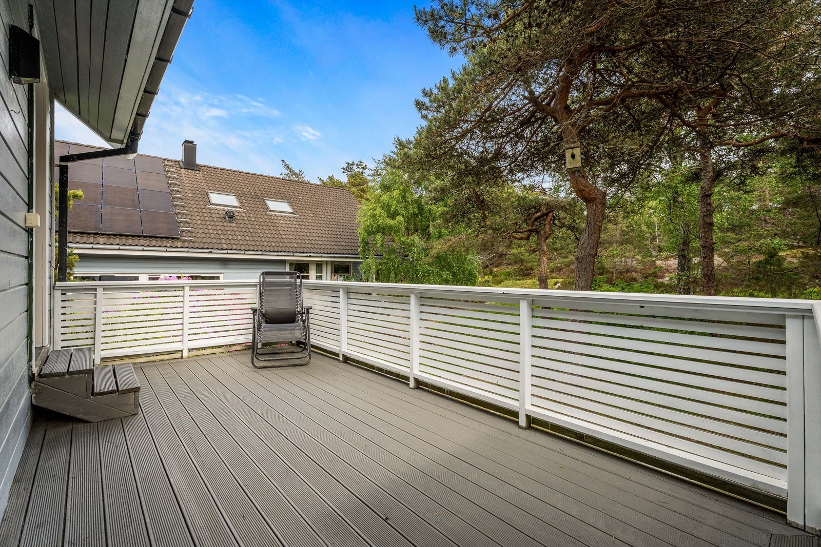 Terrasse ved vaskerom. Galleribilde
