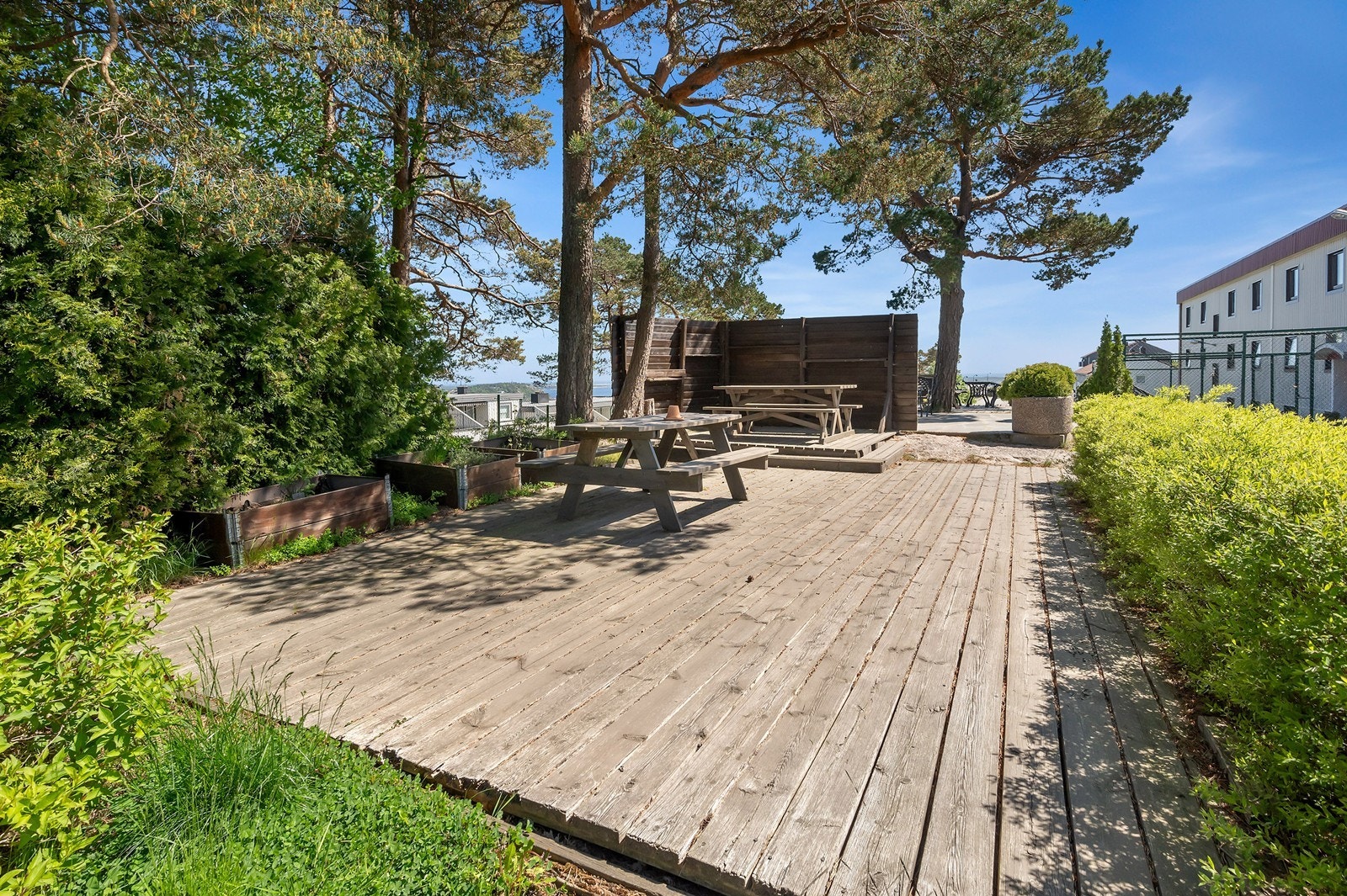 Leiligheten ligger fint til på toppen av Tinnheia som byr på nydelige turområder med et mangfold av turstier, utsiktspunkt og badesteder. Galleribilde