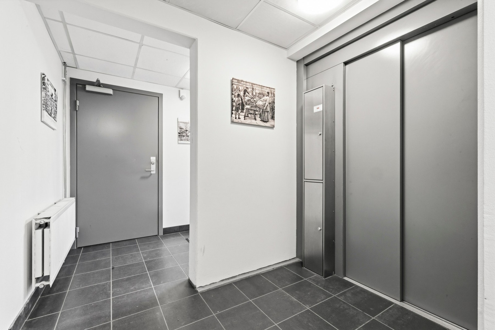 Det er heis i bygget Galleribilde