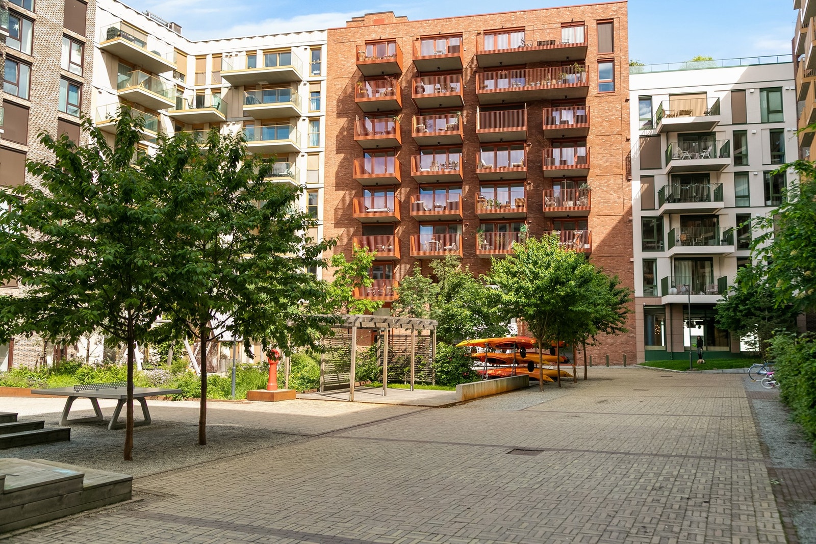 I vakre Clemenskvartalet ligger alt til rette for en behagelig hverdag. Galleribilde