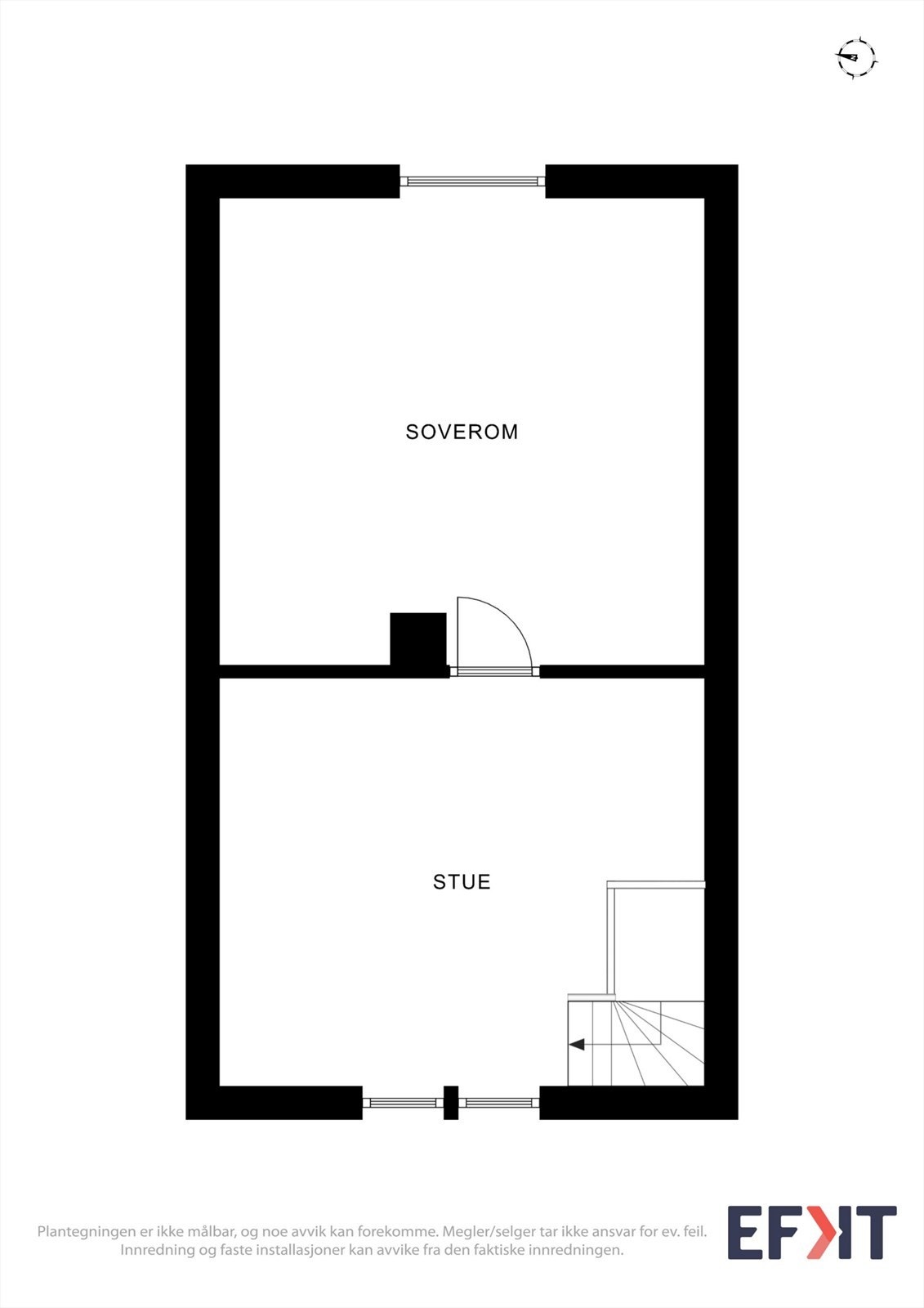 Planskisse loftetasje Galleribilde