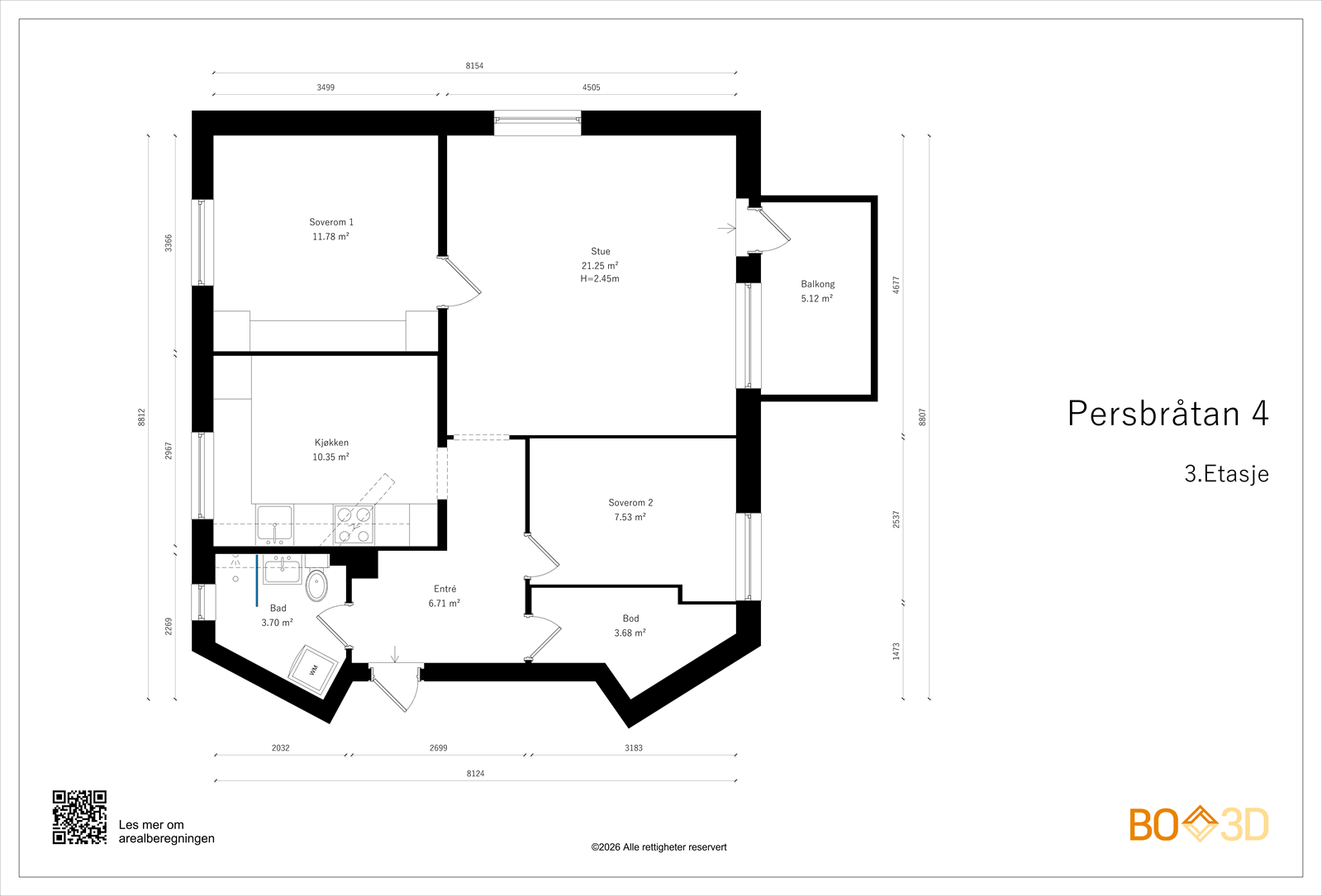 Plantegning Galleribilde