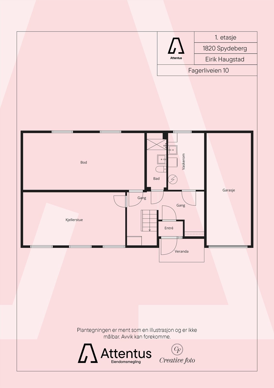 Plantegning Galleribilde