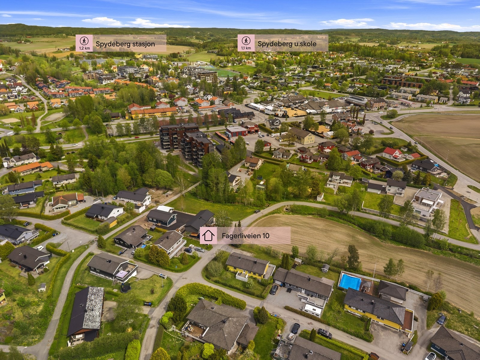 Dronefoto Galleribilde