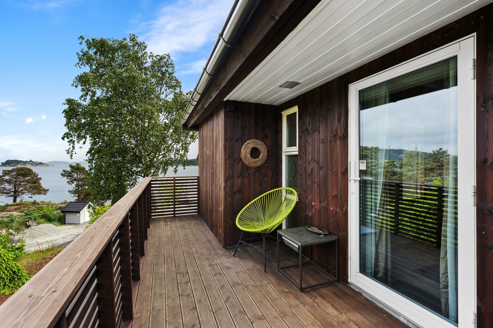 Veranda med morgensol Galleribilde