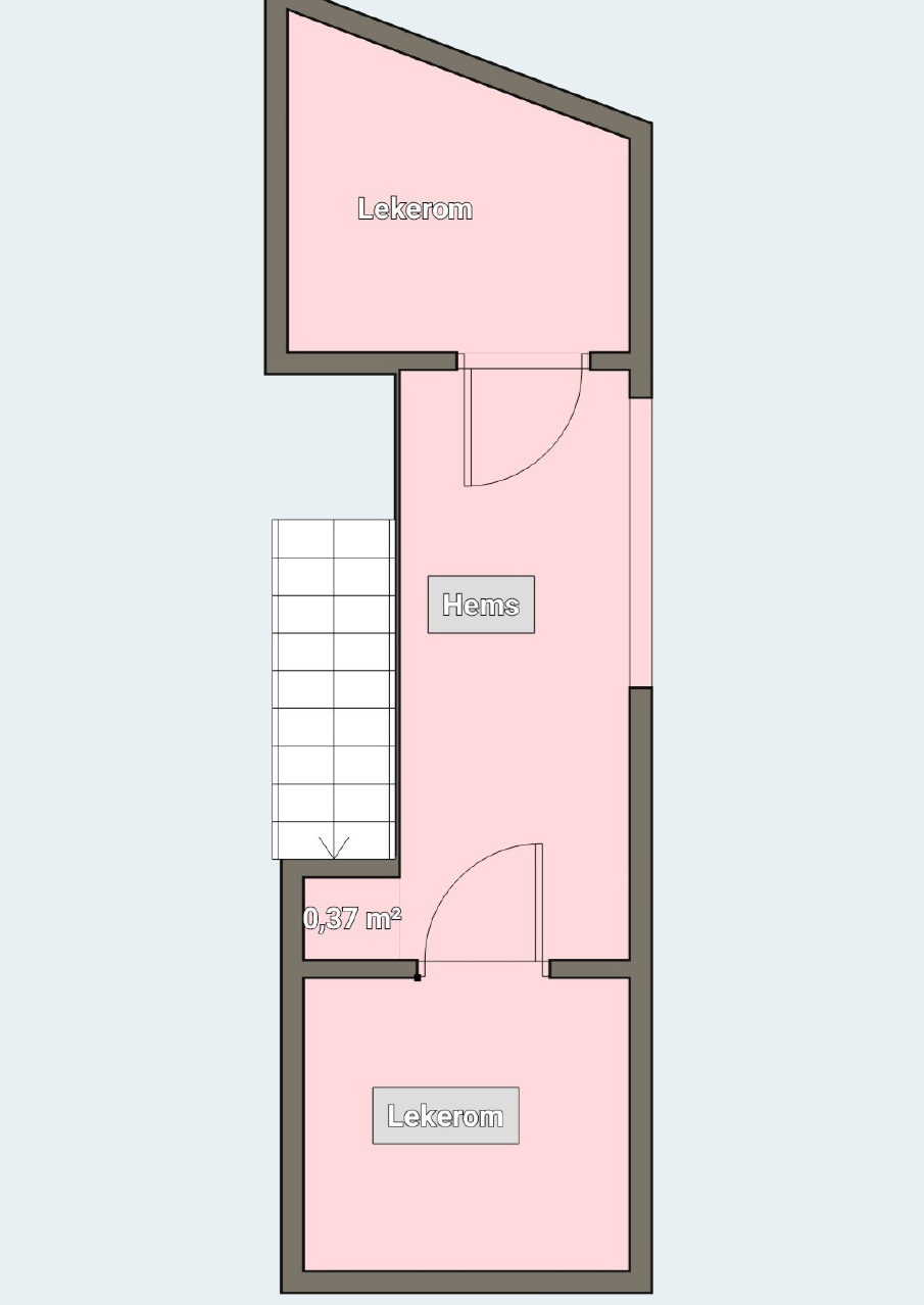 Plantegning hems. Galleribilde