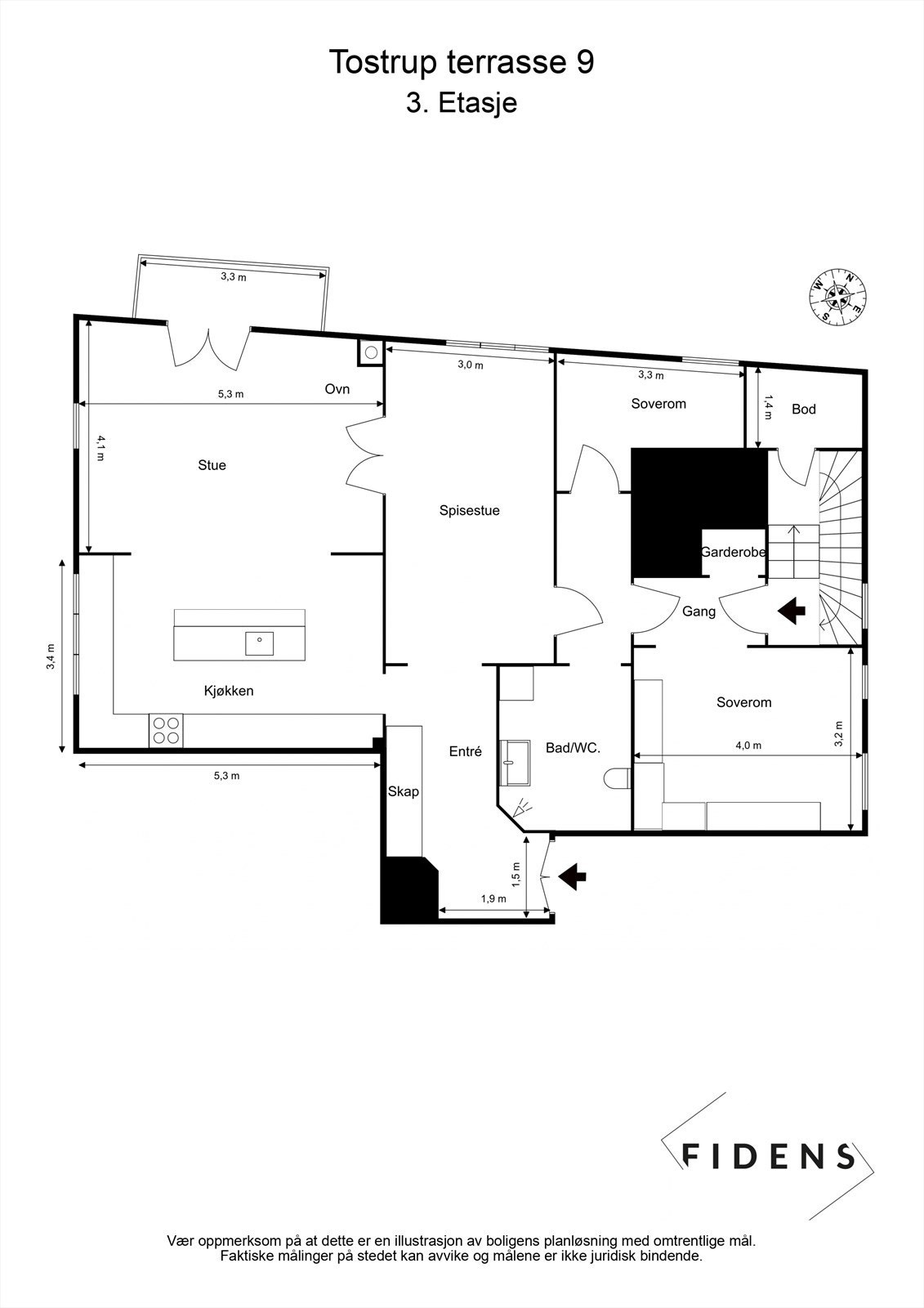 Plantegning Galleribilde