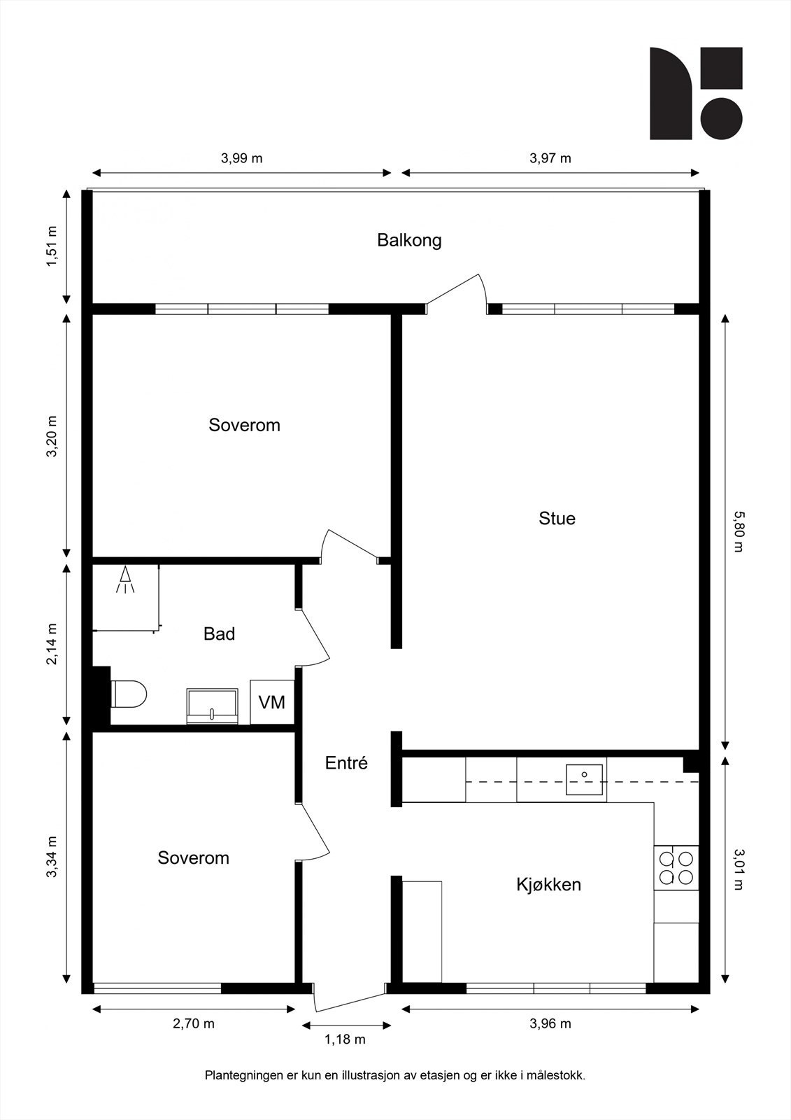 Plantegning Galleribilde