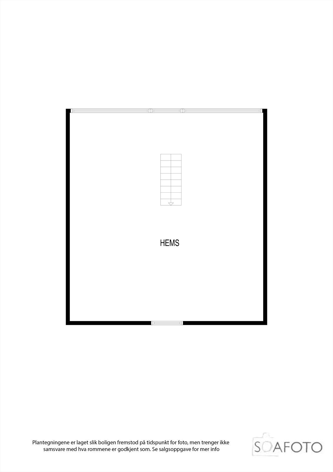 Plantegning hems Galleribilde
