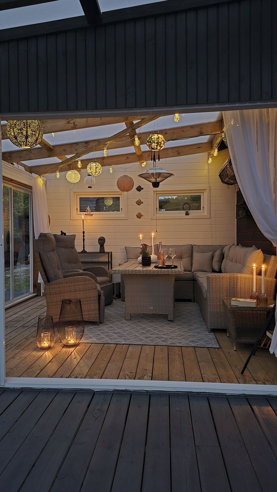 Stemningen på kvelden. Privat bilde. Galleribilde