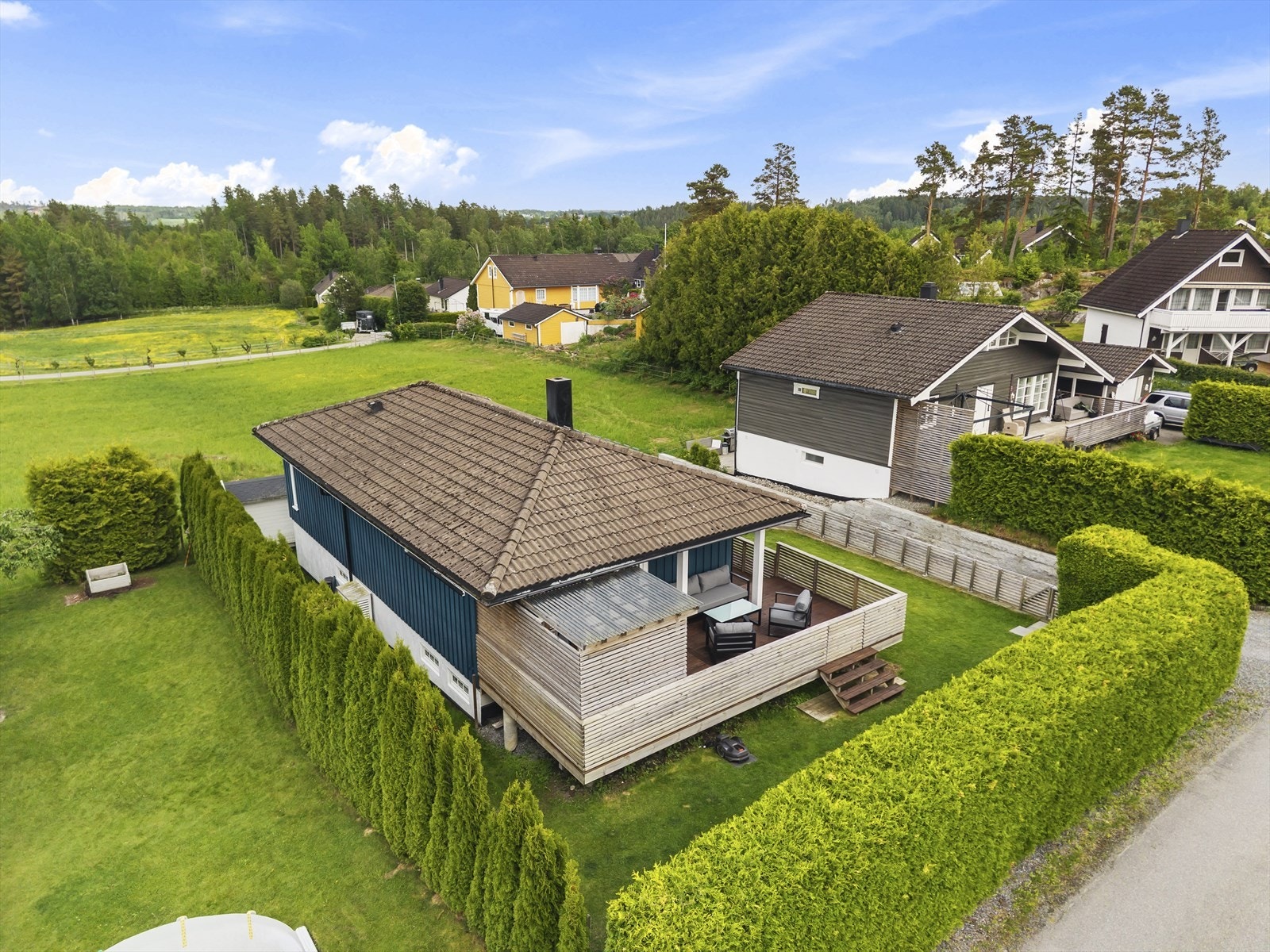 Dronefoto Galleribilde