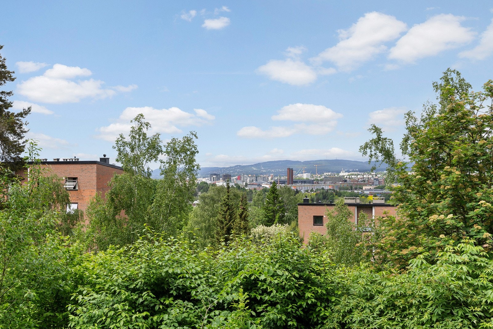 Fin utsikt fra balkong. Galleribilde