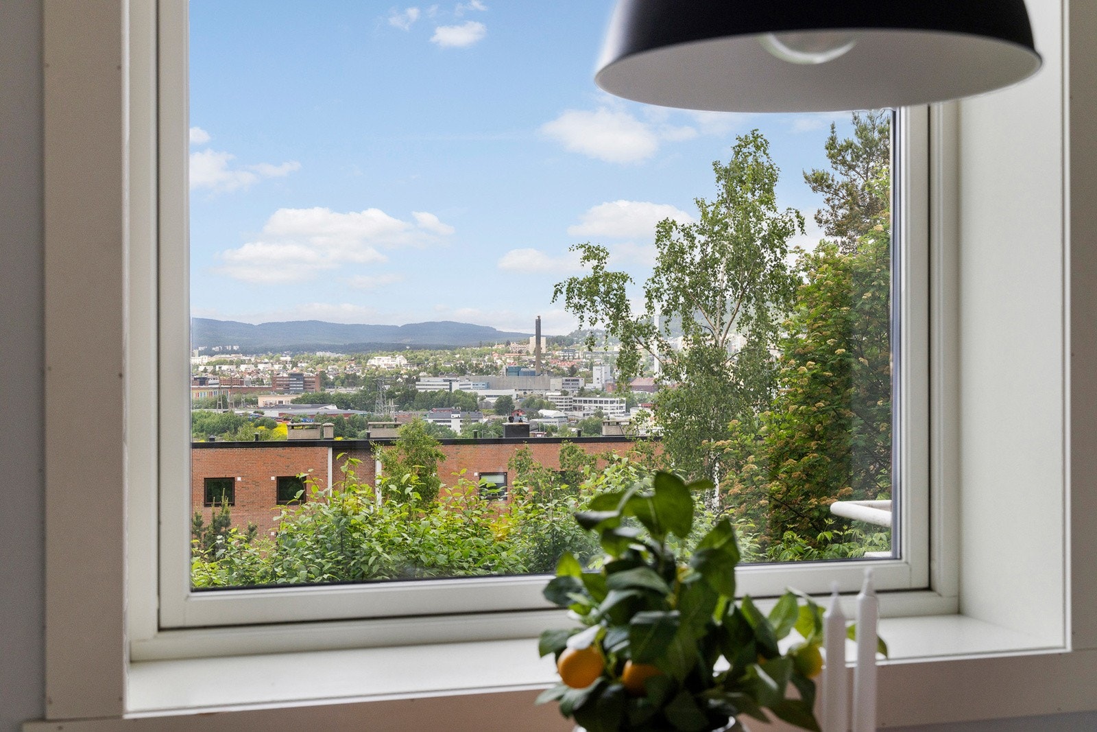Fin utsikt fra kjøkken. Galleribilde