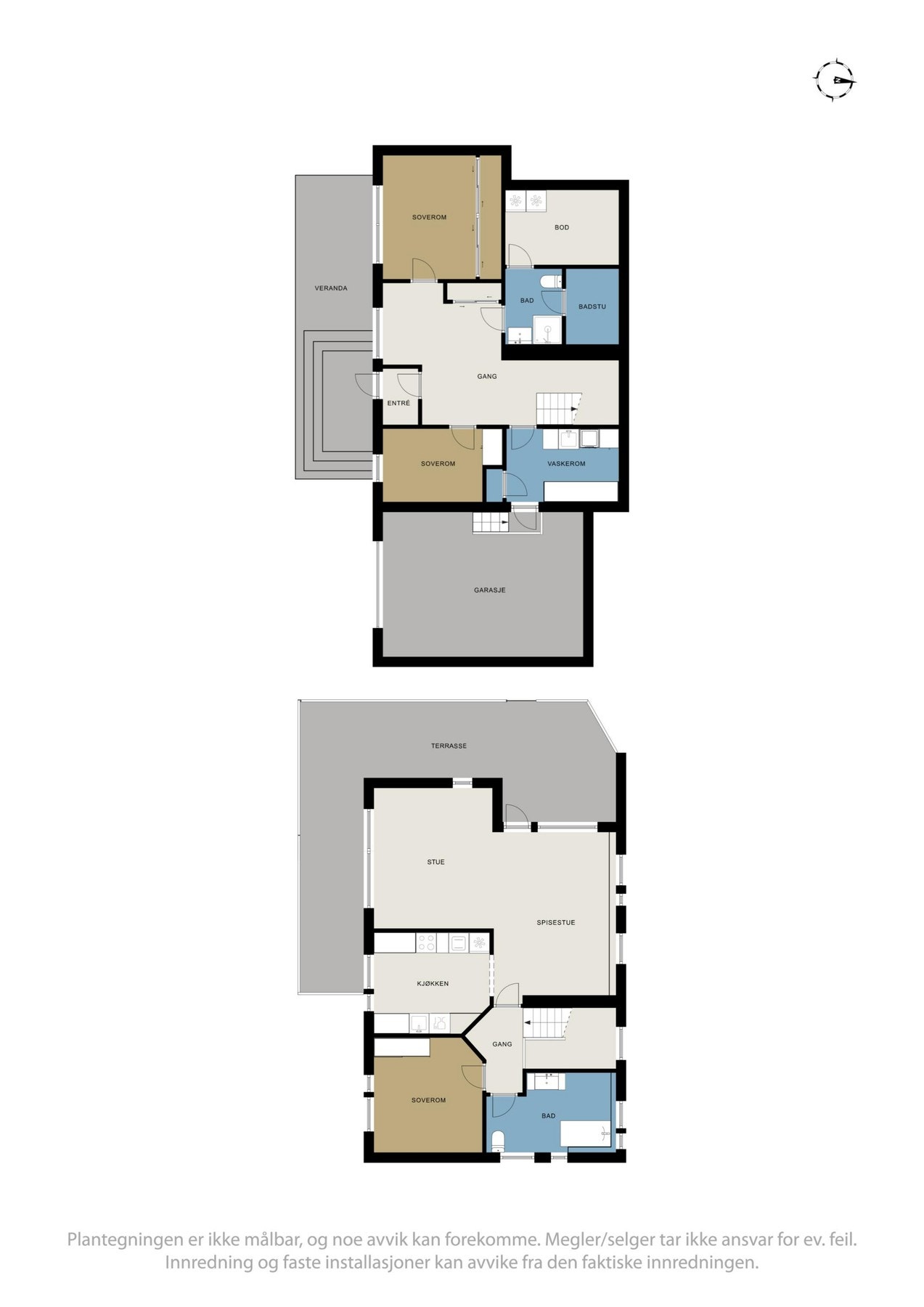 Plantegning Galleribilde