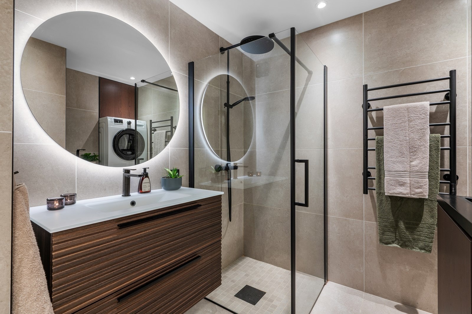 Badet er oppmålt til 5 m² Galleribilde