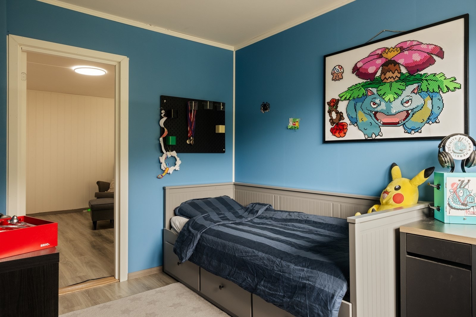 - Koselig soverom på ca. 7 m² - Galleribilde