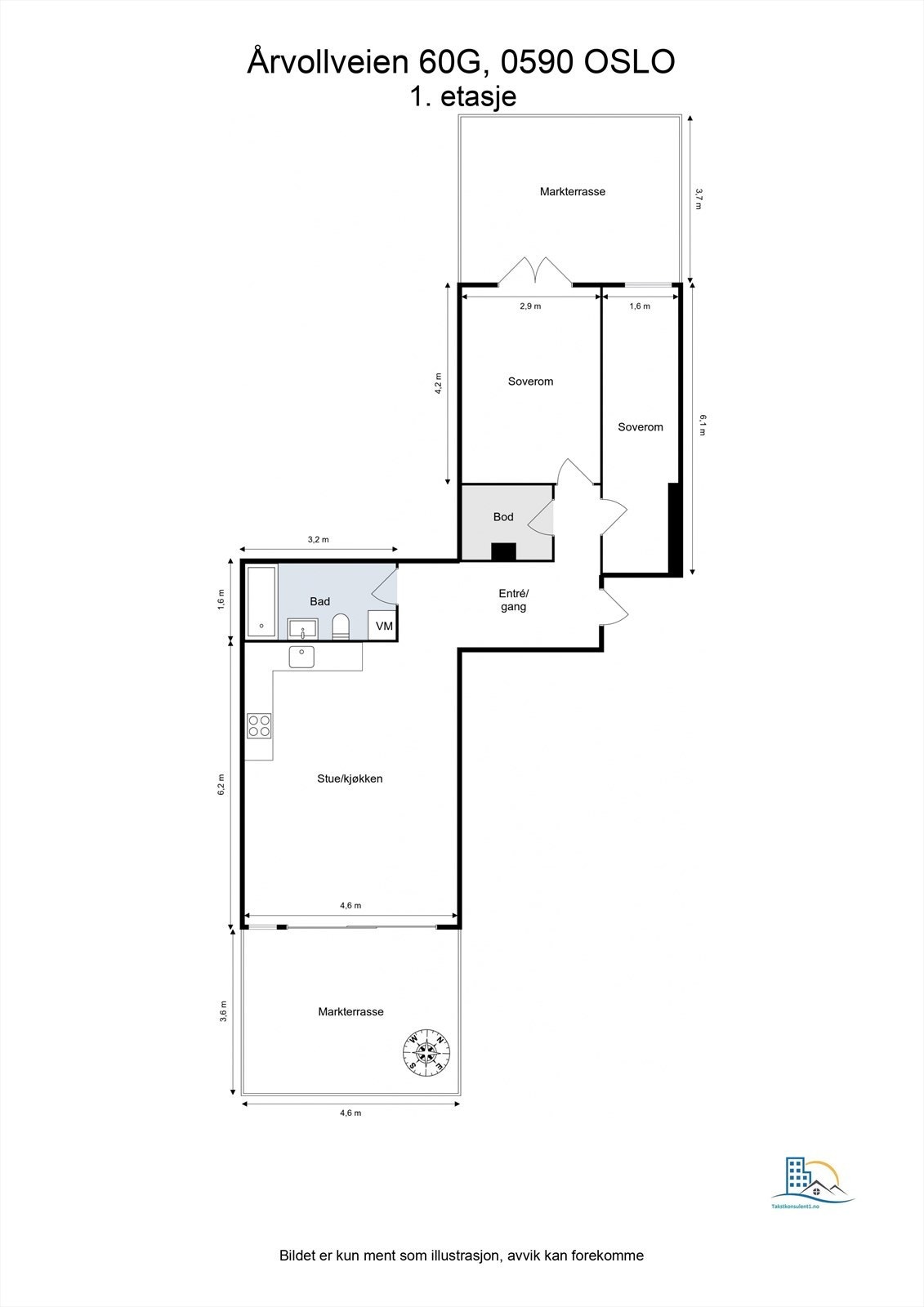 Plantegning Galleribilde