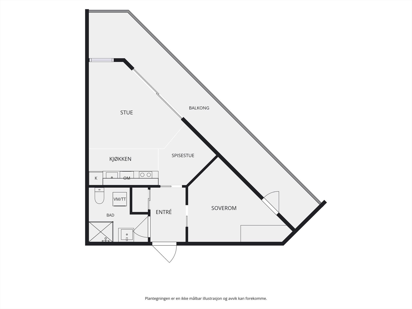 Planskisse 3. etg Galleribilde