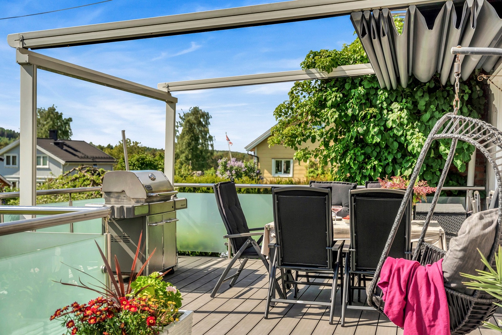 Herlig terrasse Galleribilde