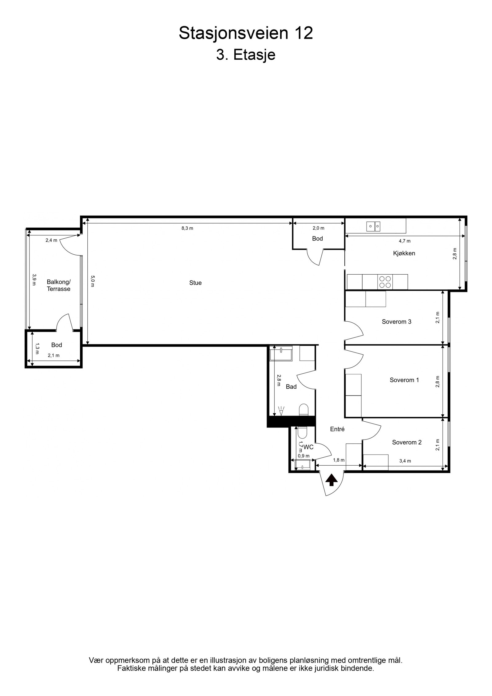 Plantegning Galleribilde