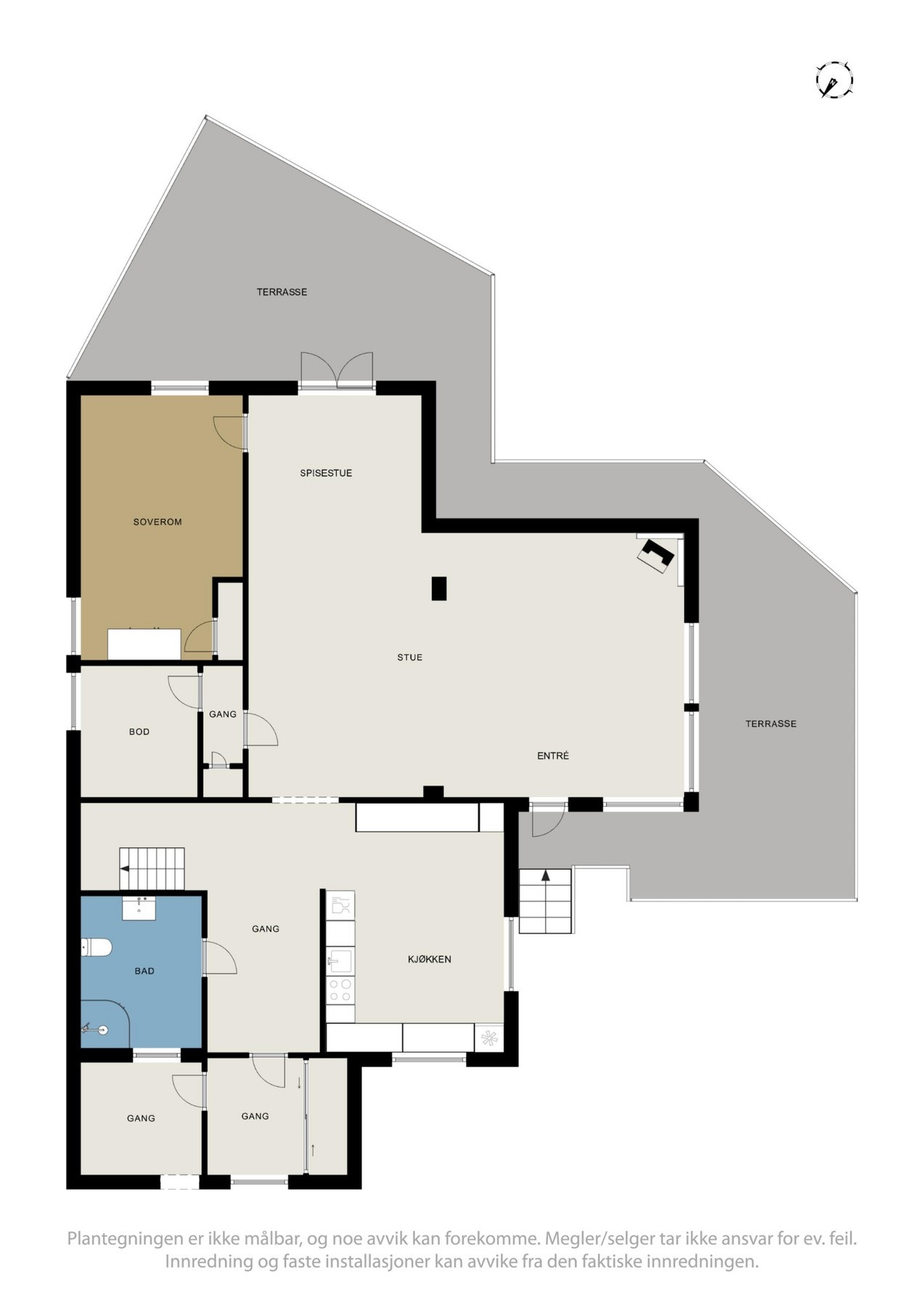 Plantegning Galleribilde