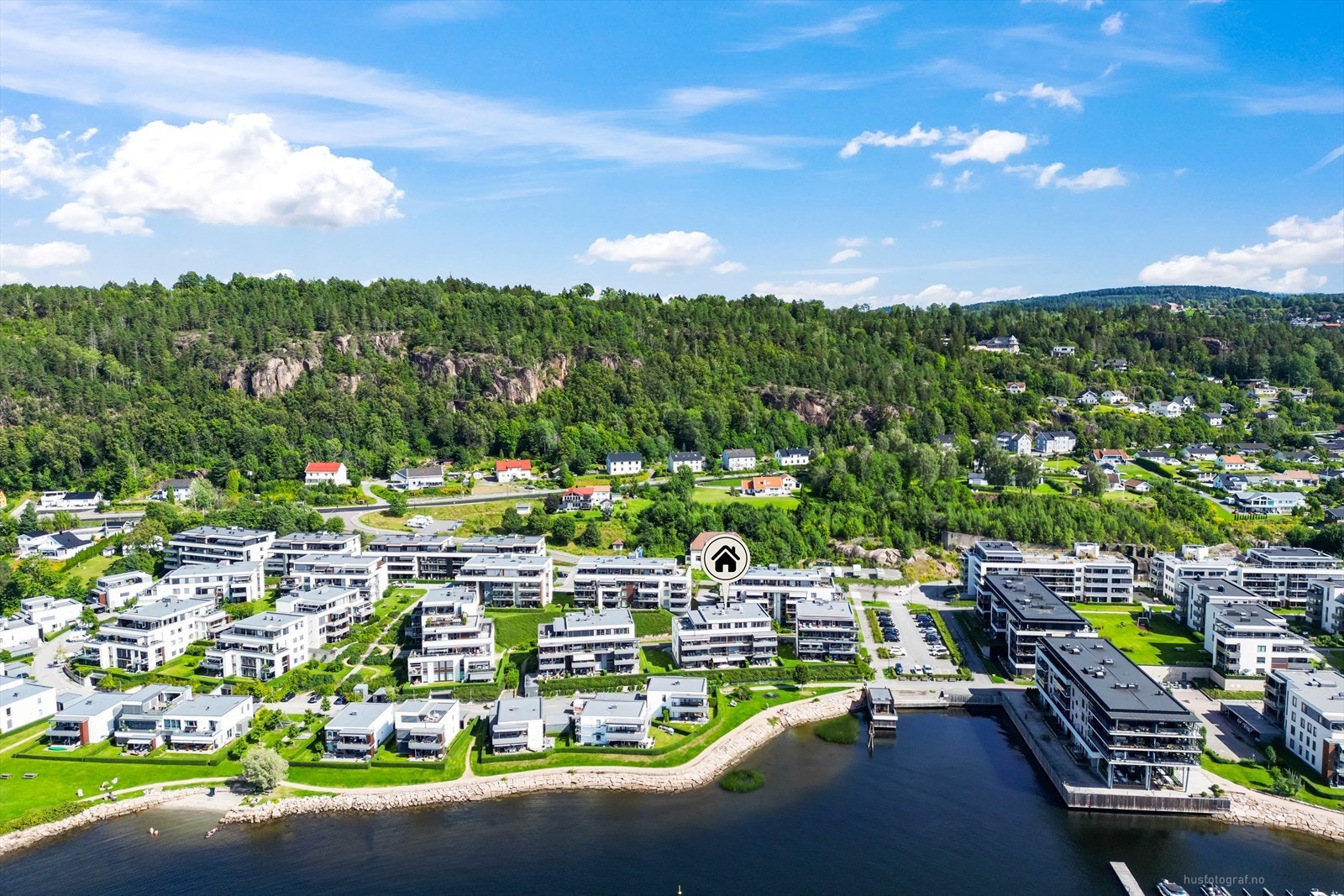Området er kjent for sine gode turmuligheter, med nærhet til skog og mark Galleribilde