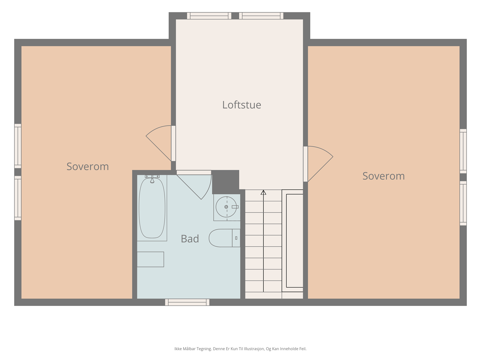 Plantegning loft... Galleribilde