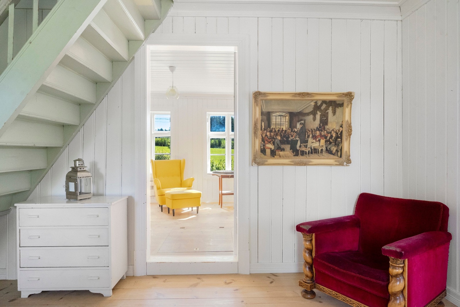 Fra gangen er det adkomst til kammers. Galleribilde