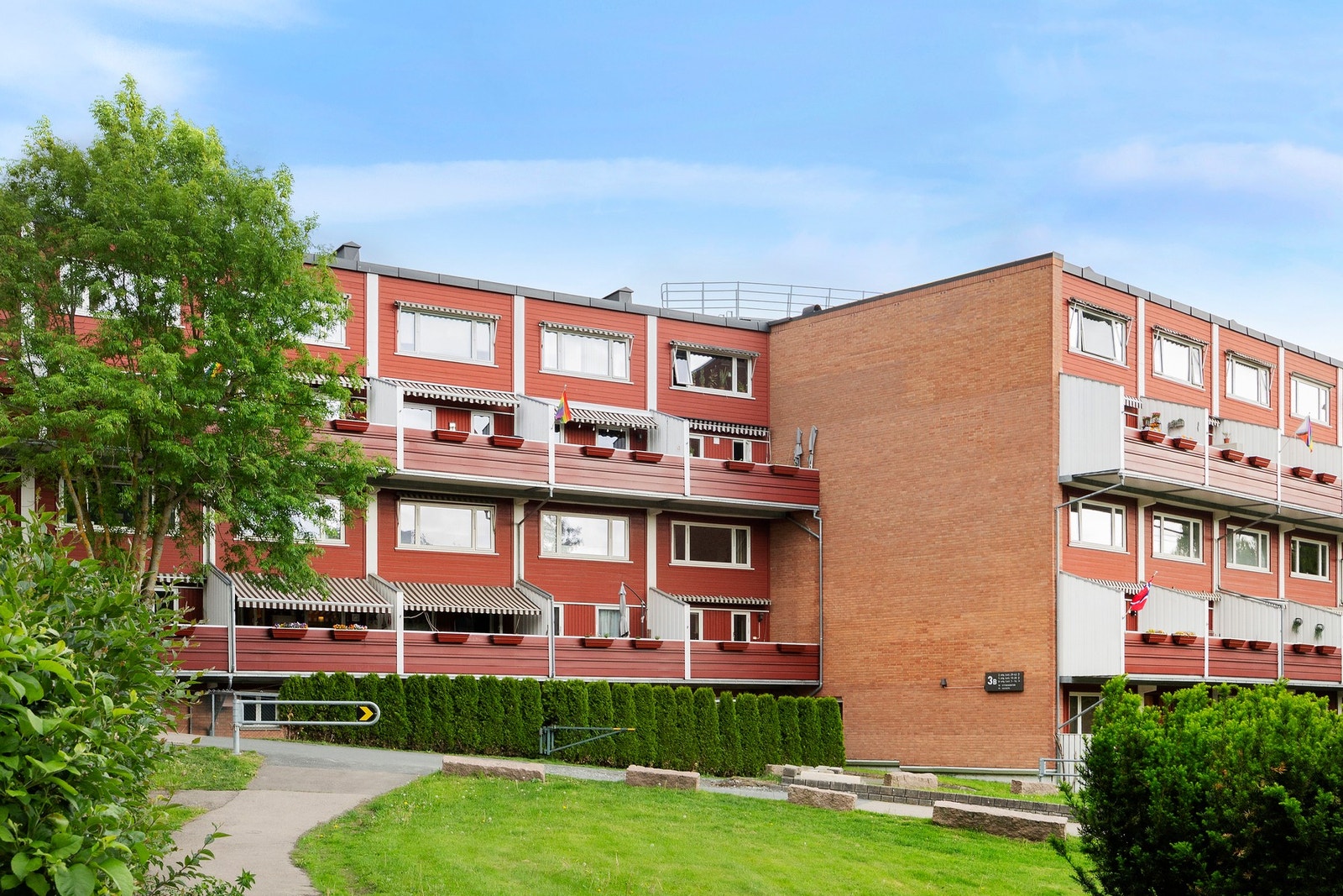 Borettslaget har fine fellesområder. Galleribilde