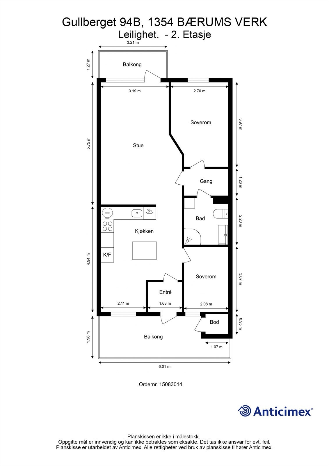 Plantegning Galleribilde