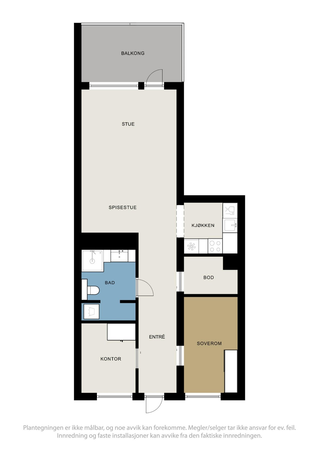Plantegning Galleribilde