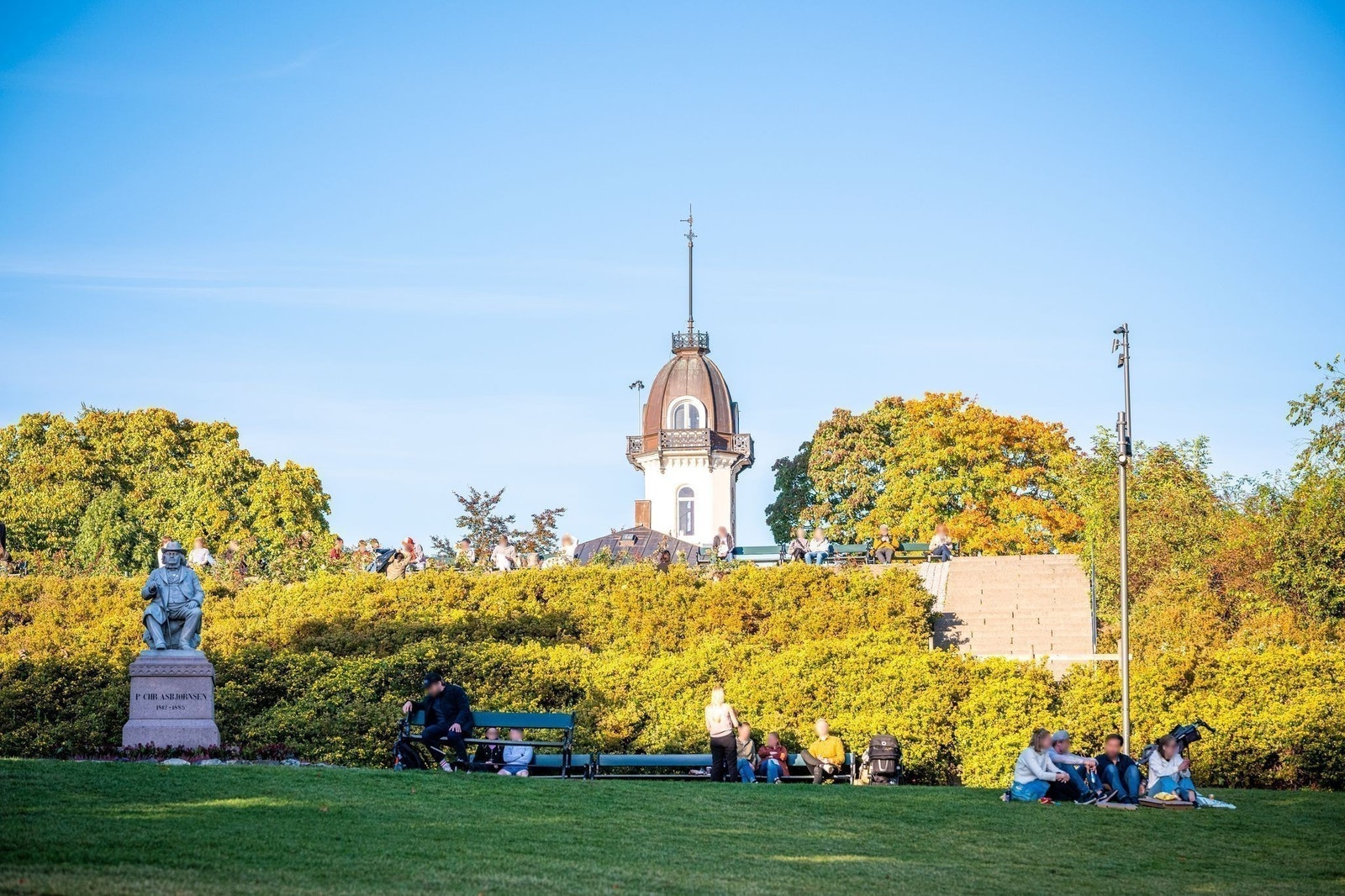 Stort grøntområde like i nærheten; St.Hanshaugen Galleribilde