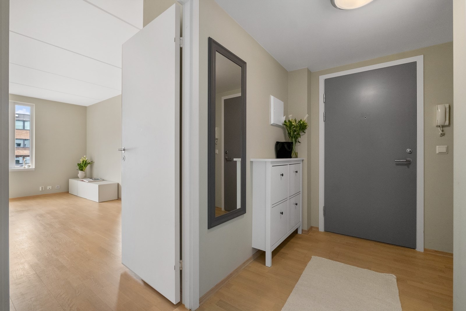Romslig entré Galleribilde