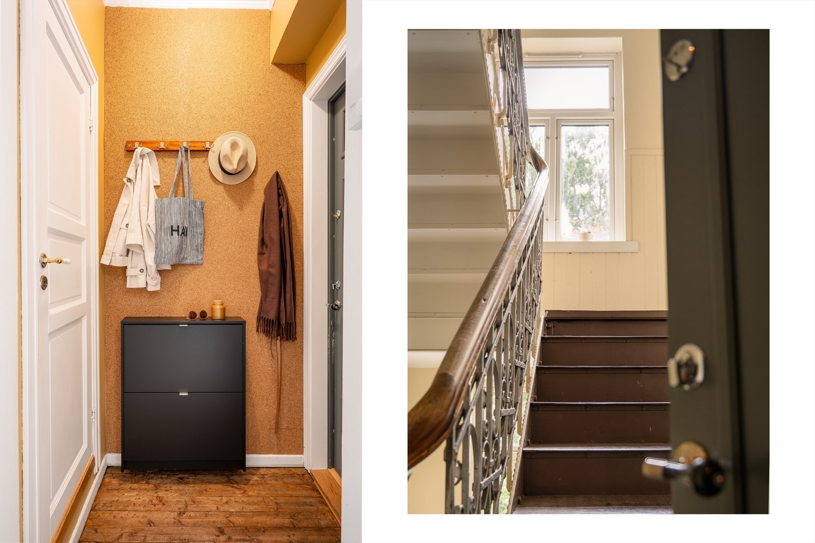 En hyggelig entré tar deg i mot når du kommer hjem. Galleribilde