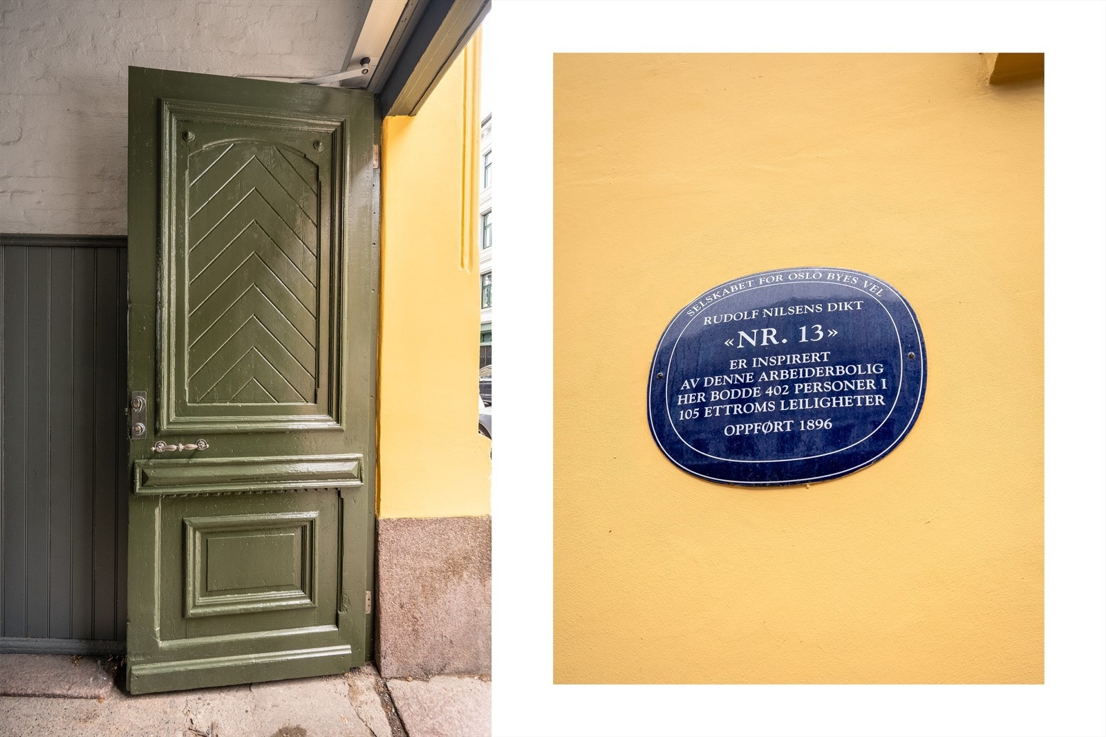 Heimdalsgata 26 er kjent som et kunstnerhjem ettersom forfatteren Rudolf Nilsen bodde her en periode i barndommen. Gården ble gjort kjent i ett av hans dikt "nr. 13". Galleribilde