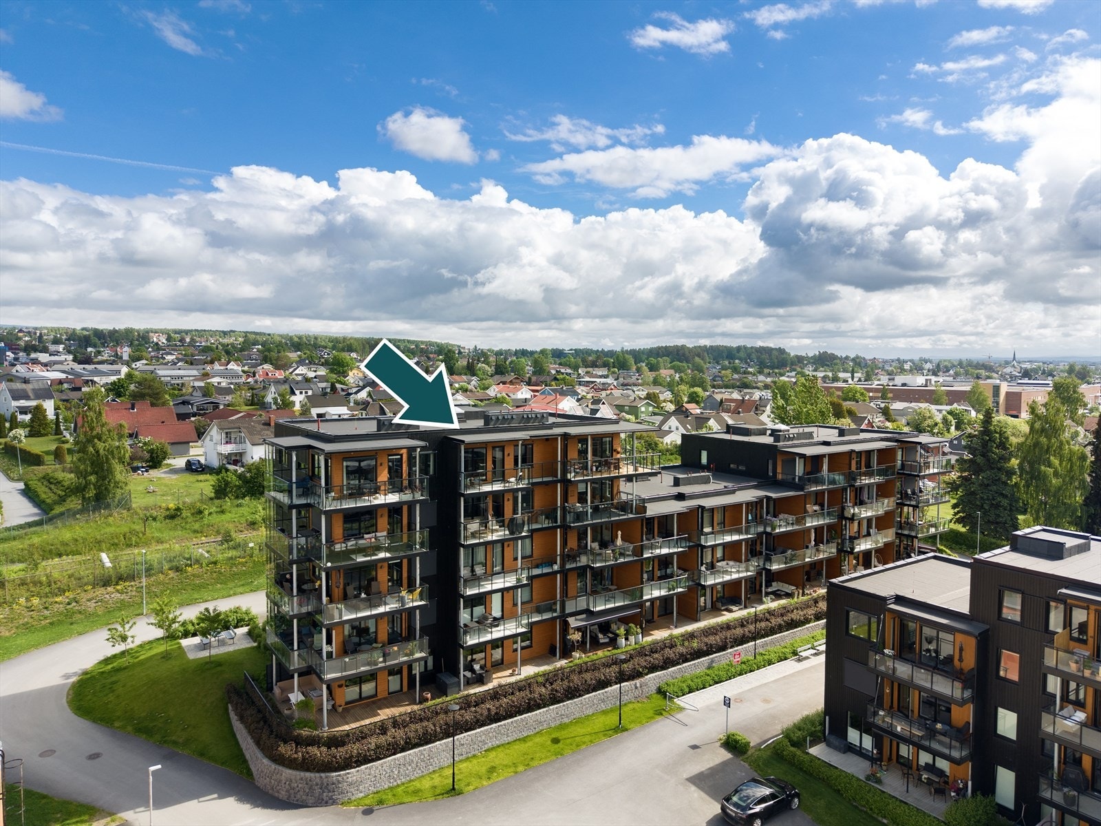 Nordviken er en del av Martodden-området som har vokst fram som en moderne og attraktiv bydel i nyere tid. Galleribilde