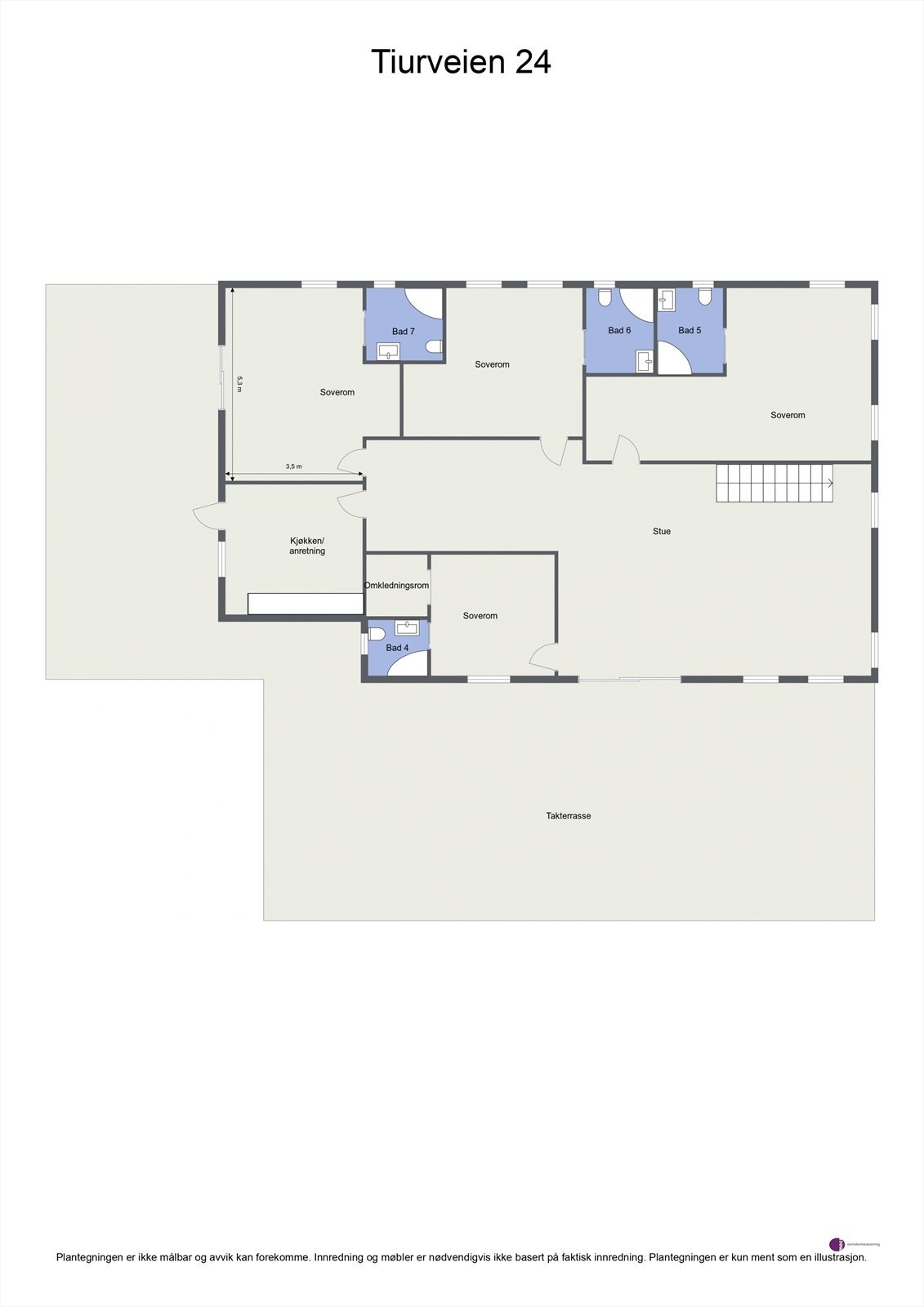 Plantegning - 2. etasje Galleribilde