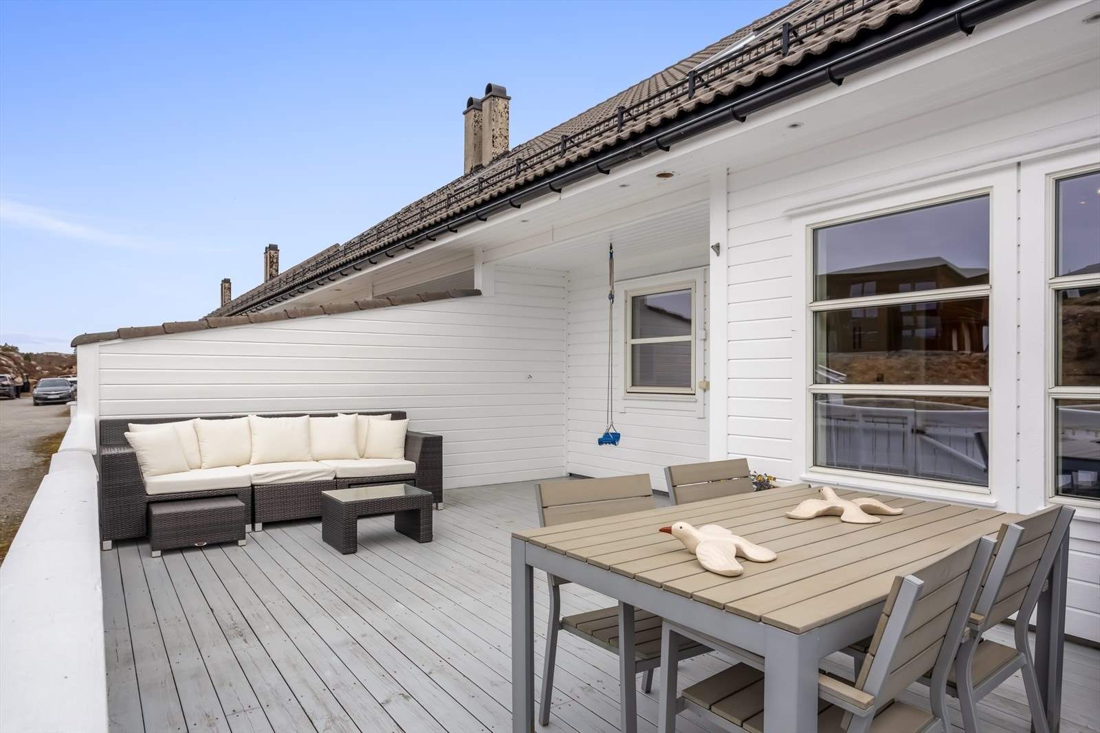 Terrassen er på ca. 30 m². Galleribilde