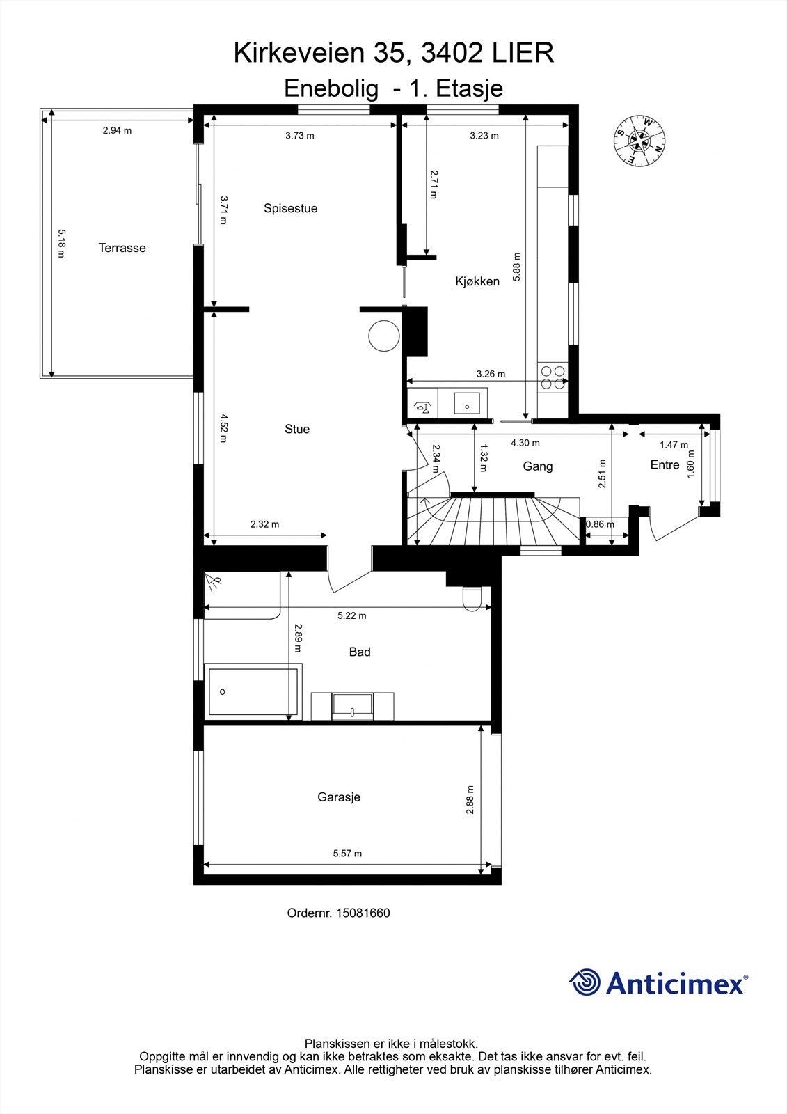 Plantegning - 1. etasje Galleribilde
